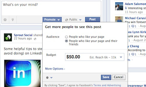 Facebook Page Post Ads 2 Facebook Advertising Guide: All Ad Types and Specs