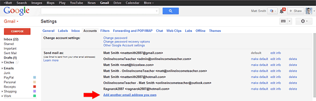 Gmail - Send Mail As