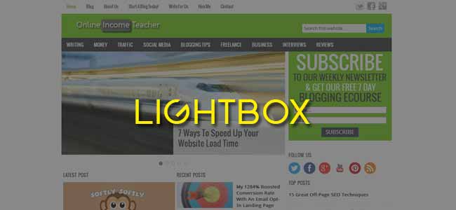 To Lightbox Or Not To Lightbox, That Is The Blogging Question